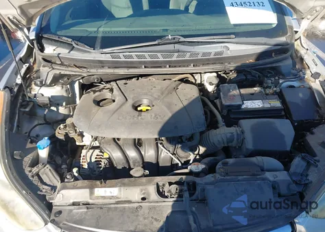 2013 Hyundai Elantra Gls from USA, damaged, VIN 5NPDH4AE9DH265729